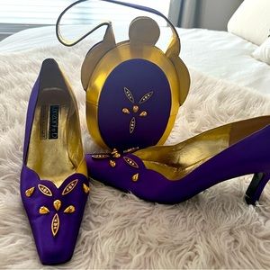 Lanzone shoe and bag for sale. This is a quality italian shoe and bag